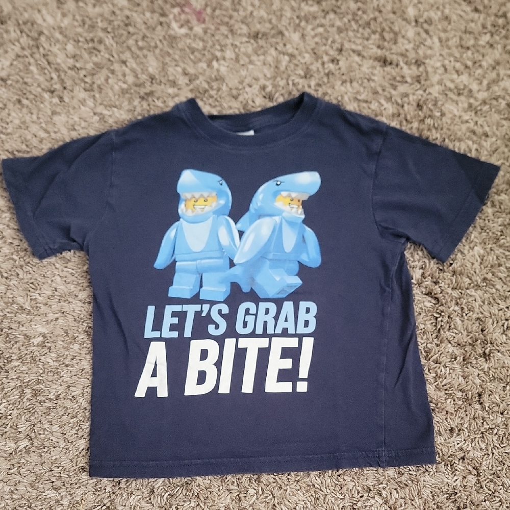 Lego Navy Blue Shark Graphic Tee